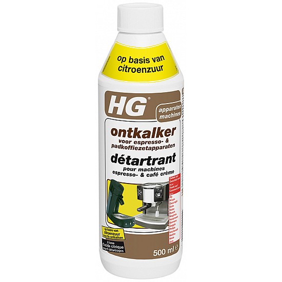 HG Ontkalker Voor Espresso- en Padkoffiezetapparaten HG Ontkalker Voor Espresso- en Padkoffiezetapparaten