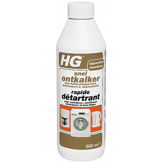 HG Snel Ontkalker Voor Koffiezetapparaten, Waterkokers en Wasmachines HG Snel Ontkalker Voor Koffiezetapparaten, Waterkokers en Wasmachines