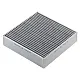 Alapure HEPA-Koolstoffilter geschikt voor Elica KIT0176157 Alapure HEPA-Koolstoffilter geschikt voor Elica KIT0176157