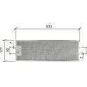 Hotpoint-Ariston Metaalfilter 481248058305 533x177x10mm