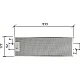 Alapure Metaalfilter geschikt voor Elica GF023B / GF023C 533x177x10mm Alapure Metaalfilter geschikt voor Elica GF023B / GF023C 533x177x10mm