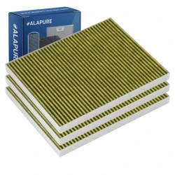 Alapure CleanAir Plus Koolstoffilter geschikt voor Gaggenau 11034226 / 17004037 / AA200121 (3 St.)