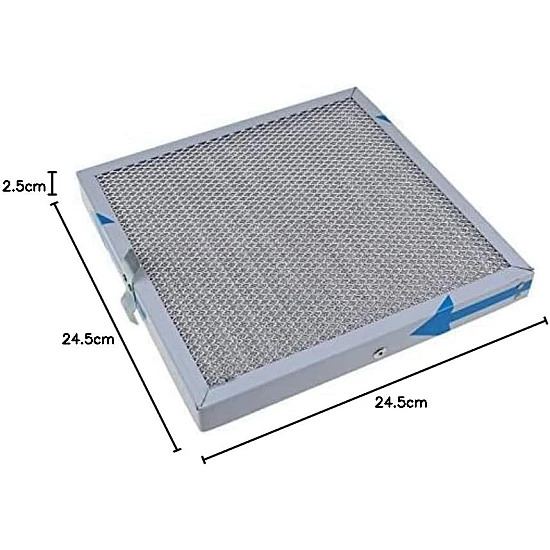 Alapure Metaalfilter geschikt voor Novy 563-8010A / 906109 / 247x247mm Alapure Metaalfilter geschikt voor Novy 563-8010A / 906109 / 247x247mm