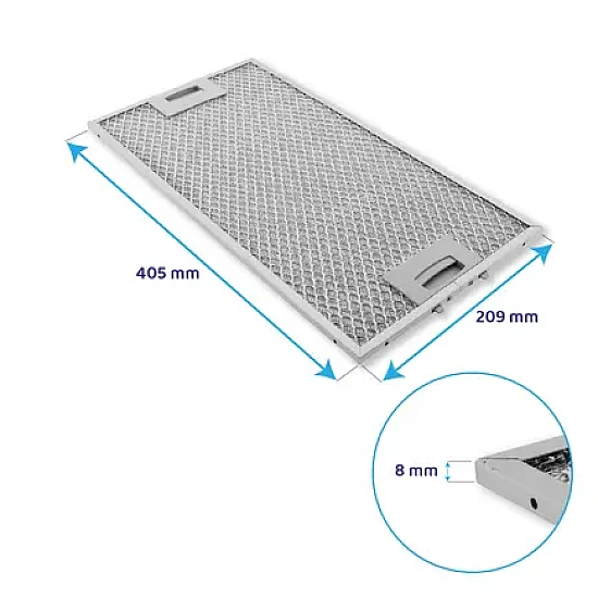 Siemens Metaalfilter Set 434105 + 434107 (2st.)