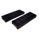 Alapure Koolstoffilter geschikt voor Oranier DHE8720 / DHE8730 / DHE8740 / DHE8750 / KF63 (2St.)