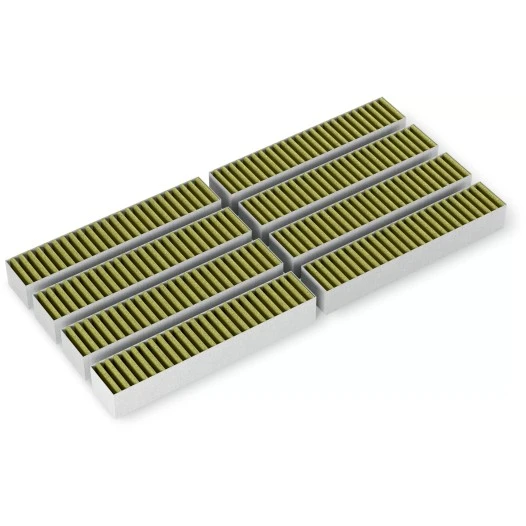 Alapure CleanAir Plus Koolstoffilter geschikt voor Siemens 17005507 / LZ21WWB16 (8 St)