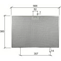 Elica Metaalfilter GF08KA 565x380x9mm