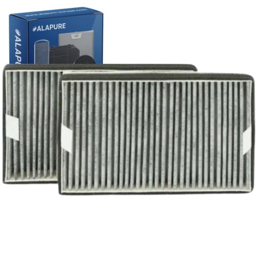 Alapure HFK3975 Compatible met Miele Koolstoffilter DKF19-P / FWKM-1423 (2 St.)