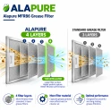 Alapure Metaalfilter geschikt voor Bosch 362380 / 00362380 320x220mm