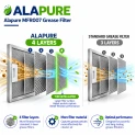Alapure Metaalfilter geschikt voor Novy 563-8045 / 6830020 308x148mm