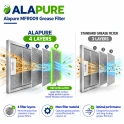 Alapure Metaalfilter geschikt voor Arthur Martin 4055380804 470x169x9mm