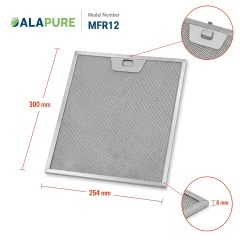 Alapure Metaalfilter geschikt voor AEG 50248271004 300x254x8mm