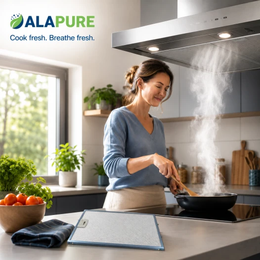 Alapure Metaalfilter geschikt voor Etna 453284 / 89000754 384x282x6mm