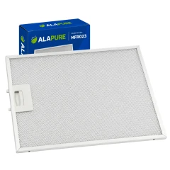 Alapure Metaalfilter geschikt voor Beko 129730007 / 115657 320x273x8mm