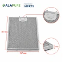 Alapure Metaalfilter geschikt voor Indesit C00268543 318x256x8mm