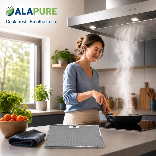 Alapure Metaalfilter geschikt voor Faber 1330076268 370x255x8mm