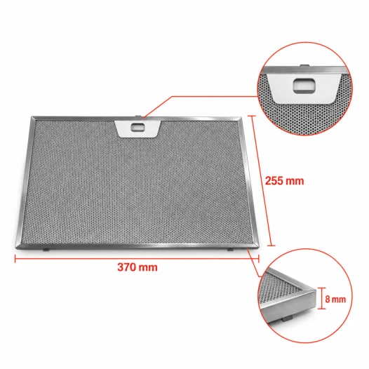 Faber Metaalfilter 1330076268 370x255x8mm