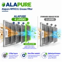 Alapure Metaalfilter geschikt voor Whirlpool 453x147mm 481248058288