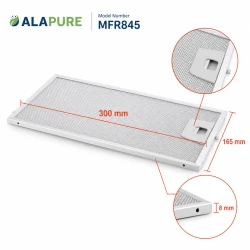 Alapure Metaalfilter geschikt voor Constructa 746789 / 00746789 165x302mm