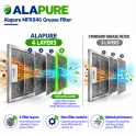 Alapure Metaalfilter geschikt voor Junker 432785 / 00432785 310x500x7mm