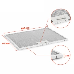 Constructa Metaalfilter 432785 / 00432785 310x500x7mm