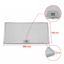 Zanussi Metaalfilter 4055135349 506x300x8mm