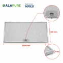 Alapure Metaalfilter geschikt voor Smeg 763410749 506x300x8mm