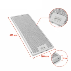 Zanussi Metaalfilter 50268357006 432x200x10mm