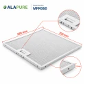 Alapure Metaalfilter geschikt voor Balay 362381 / 00362381 320x330mm
