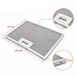 Scholtes Metaalfilter 481248058332 275x217x8mm 
