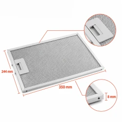 Novy Metaalfilter 508-900890 350x244mm 