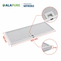 Alapure Metaalfilter geschikt voor Zanker 50286533000 160x424mm (2st.)
