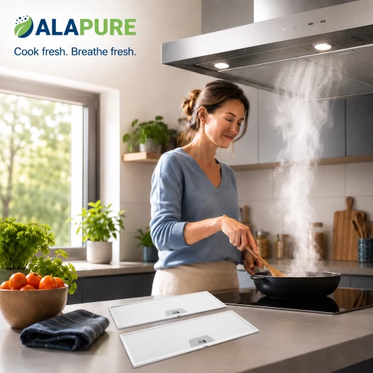 Alapure Metaalfilter geschikt voor Zanker 50286534008 137x410mm (2St.)