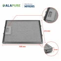 Alapure Metaalfilter geschikt voor Hotpoint-Ariston 481248048083 215x268x8mm