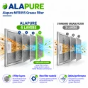 Alapure Metaalfilter geschikt voor Hotpoint-Ariston 481248048083 215x268x8mm