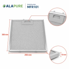 Alapure Metaalfilter geschikt voor Gorenje 184735 300x250mm