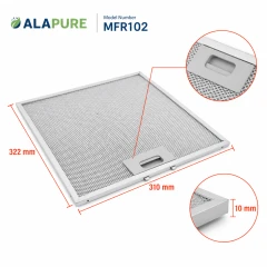 Alapure Metaalfilter geschikt voor Gorenje 184756 322x310x10mm
