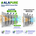 Alapure Metaalfilter geschikt voor Zanussi 80877665 342x285x8mm