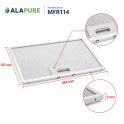 Alapure Metaalfilter geschikt voor Best 80877228 182x284mm