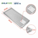 Alapure Metaalfilter geschikt voor Faure 4055348199 124x254x8mm