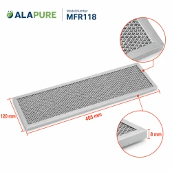 Alapure Metaalfilter geschikt voor Novy 563-8042 / 7900020 405x120mm