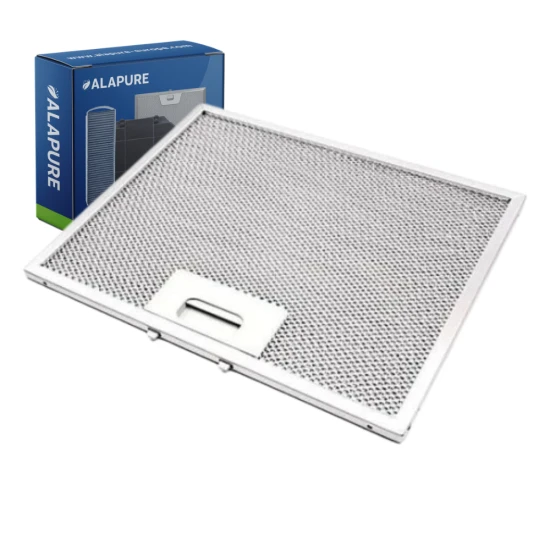 Alapure Metaalfilter geschikt voor Whirlpool 481248058332 275x217x8mm