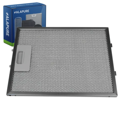 Alapure Metaalfilter geschikt voor Whirlpool 481248048083 215x268x8mm