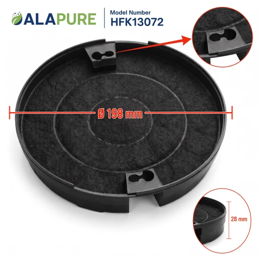 Alapure Koolstoffilter geschikt voor WPRO Type 29 / AMC912 / CHF029/1