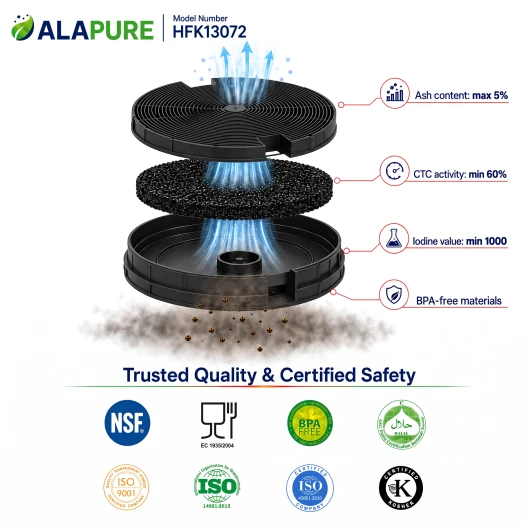 Alapure Koolstoffilter geschikt voor WPRO Type 29 / AMC912 / CHF029/1