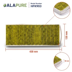 Alapure Koolstoffilter geschikt voor Bora GFESP / Pure / PUAKF Premium