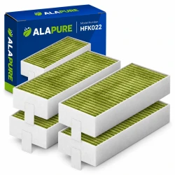 Alapure CleanAir Koolstoffilter geschikt voor Bosch 17007505 / 17004796 / HEZ9VRCR0