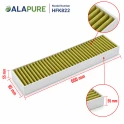 Alapure CleanAir Koolstoffilter geschikt voor Gaggenau CA282110 / 17000822