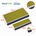 Alapure CleanAir Plus Koolstoffilter geschikt voor Gaggenau 17005388 / 17001205