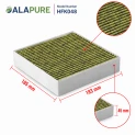Alapure HEPA-Koolstoffilter geschikt voor Elica KIT0176157